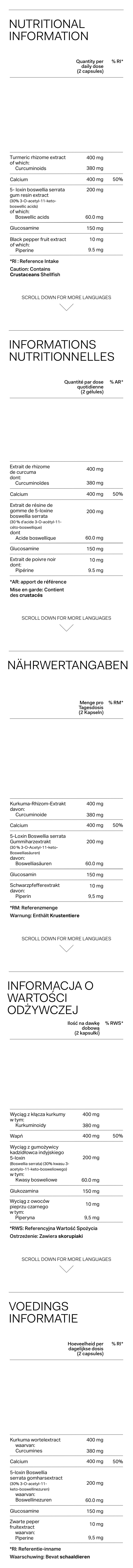 Nutrition Label Mobile